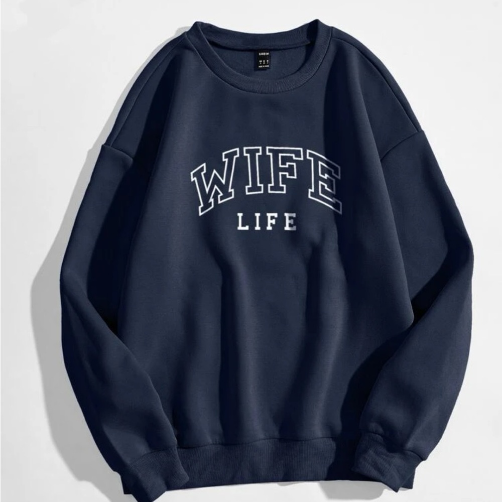 WIFE sweatshirt. New, never even took out of package.